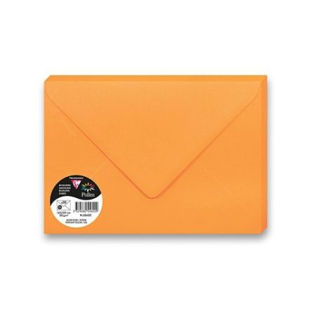 Obálka CF - 100x75 mm, oranžová 120g (20ks)