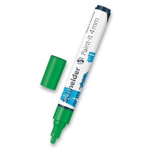 Akrylový popisovač "Paint-It 320", zelená, 4 mm, SCHNEIDER