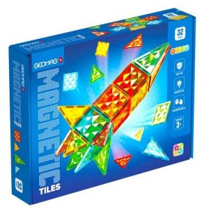 Geomag Magnetic Tiles Raketa 32 dílků
