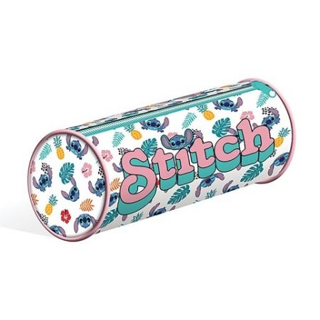 Lilo a Stitch penál kulatý bílý DPL6