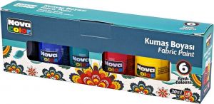 Barvy na textil NC-188 30ml 6ks