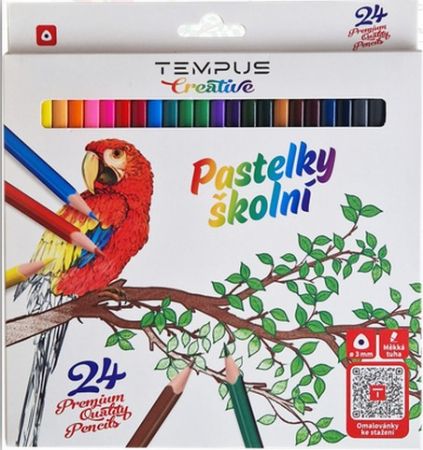 Pastelky Tempus 0324 trojhranné 24 KK