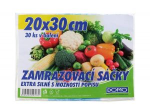 Sáček do mraz. 20x30cm 30ks popisovatelný