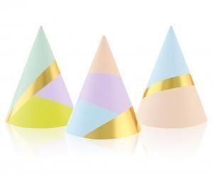 GD čepička Pastel Party 6ks