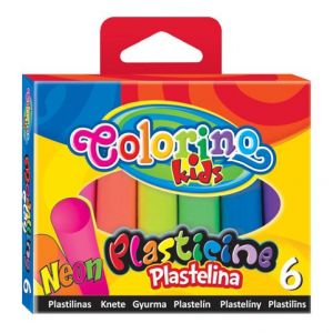 Colorino plastelina 6 barev NEON