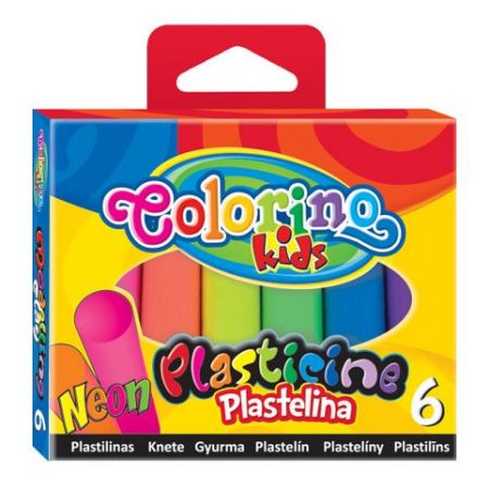 Colorino plastelina 6 barev NEON