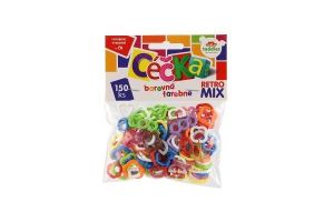 Céčka barevná retro mix 150 ks v sáčku