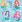 Ubrousky DAISY L (20ks) Pastel Mermaids