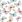 Ubrousky DAISY L (20ks) Light Butterflies