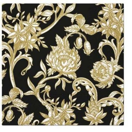Ubrousky PAW Dekor L (20ks) Baroque Flowers