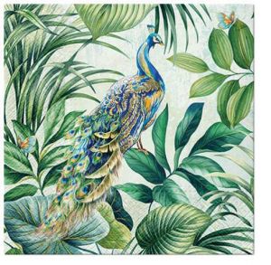 Ubrousky PAW Dekor L (20ks) Peacock