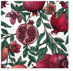 Ubrousky PAW Dekor L (20ks) Pomegranate