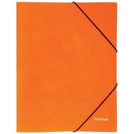 BERLINGO složka A4 Neon s gumou orange