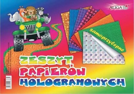 Barevné papíry B5/8 hologr. samol. 180g