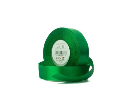 ALIGA stuha 25/32m -20 zelená tm. hladká