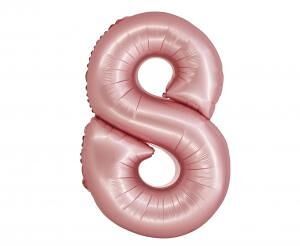 GD balónek fóliový 76cm "8 " růžový