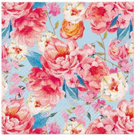 Ubrousky PAW Dekor L (20ks) Rose Gloriette