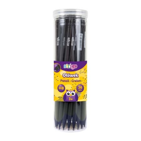 Tužka s gumou STRIGO HB černá