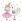 Ubrousky DAISY L (20ks) Pink Ballerina with Swan
