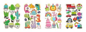 Samolepka 3D Embossed set 10