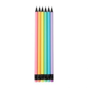 Tužka s gumou STRIGO HB - Pastel HEXA