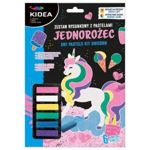 Obrázky s pastelami - Jednorožec