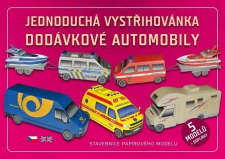 Vystřihovánky ZI Dodávkové auta 1