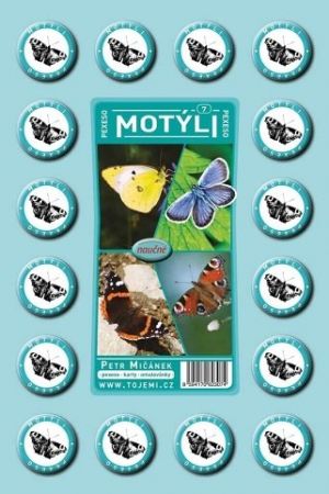 Pexeso A4 - Motýli