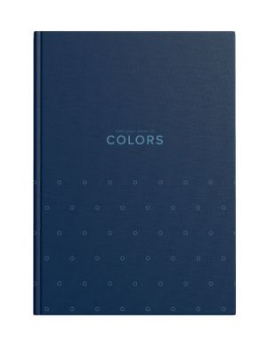 Záznamní kniha A4 96 listů 70 g čtvereček COLORS