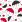 Ubrousky DAISY L (20ks) Lovely Umbrellas with Red Hearts