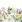 Ubrousky DAISY L (20ks) Pastel Garden Flowers with Butterflies