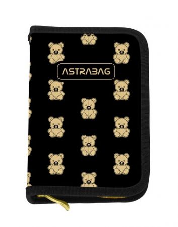 Penál 1 zip TEDDY - prázdný 2 klopy