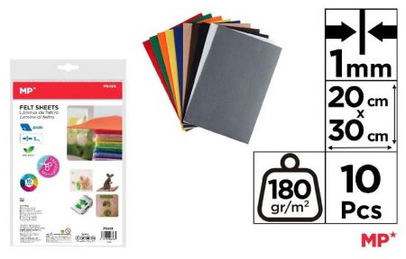 Filc A4 1 mm 10 ks