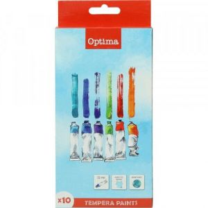 Temperové barvy OPTIMA 10 x 12 ml