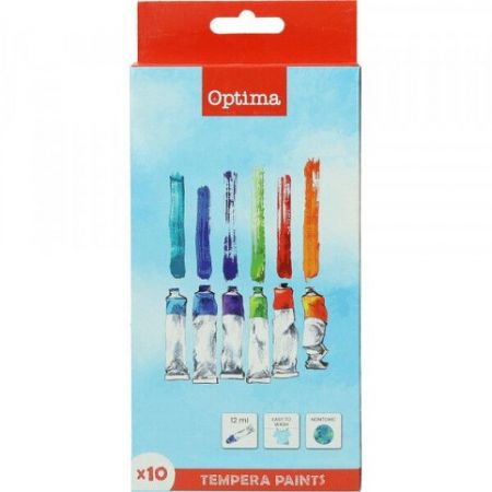 Temperové barvy OPTIMA 10 x 12 ml