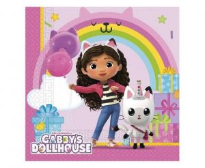 Ubrousky 33 x 33 cm 20 ks Gabby‚s Dollhouse