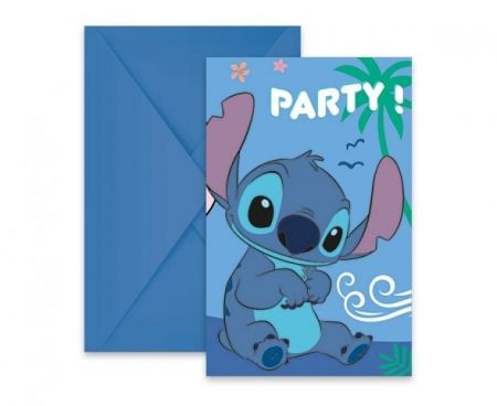 Pozvánky 6 ks STITCH