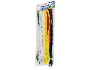 Drátek plyšový 30 cm 40 ks vlnitý