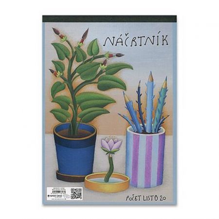 Náčrtník A5 20 listů 90g