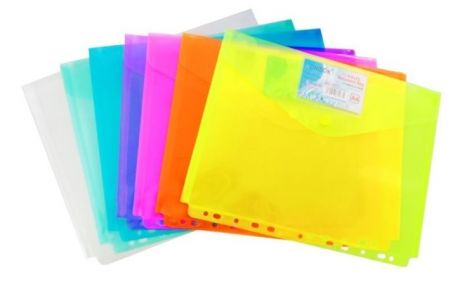 Kapsa s drukem A4 závěsná, rozšířená, boční mix colors
