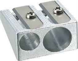 Ořezávátko dvouděrové celokovové Deli, 9762