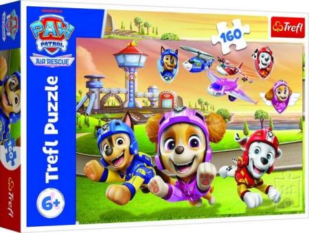 Puzzle Tlapková patrola Psi jsou na vrcholu 160 dílků