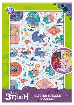 Třpytivé samolepky Stitch A5 8 archů