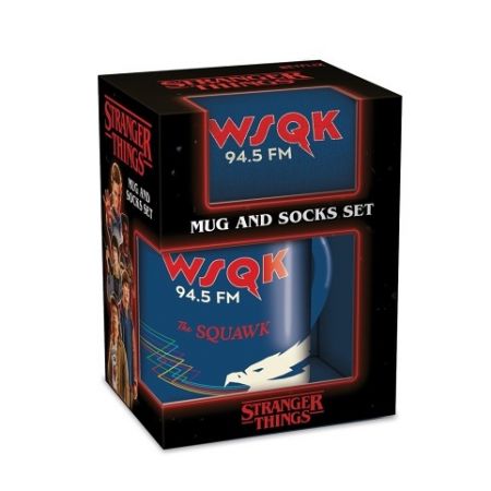 Stranger Things dárkový set (hrnek a ponožky) - WSQK
