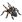 Tarantule rudokrká figurka