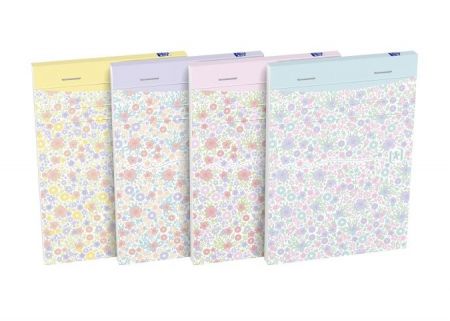 Oxford - Zápisník Oxford Floral A6/80 listů, linkovaný, mix