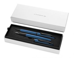 Pelikan - Pero plnicí a kuličkové Jazz Noble modré v boxu