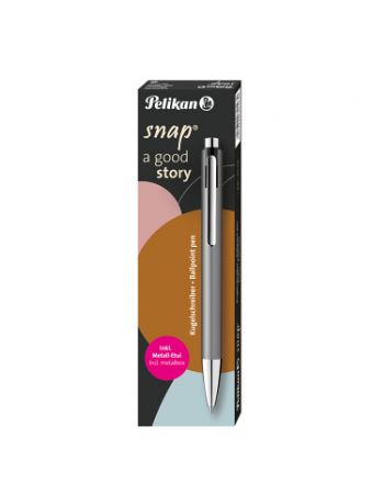 Pelikan - Pero kuličkové K10 platinové Snap Metalic