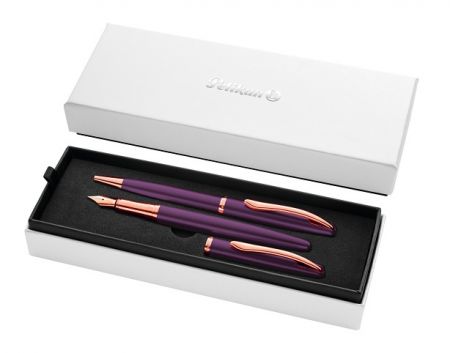 Pelikan - Pero plnicí a kuličkové Jazz Noble fialové v boxu