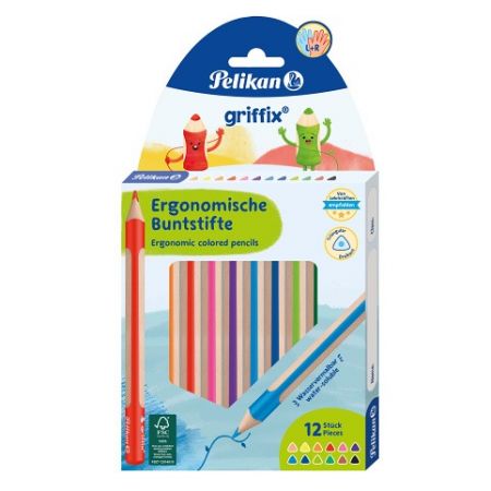 Pelikan - Pastelky Griffix silné 12 ks